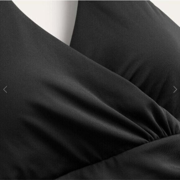 Boden Women’s Black Halter Ruched Swimsuit - Picture 3 of 15